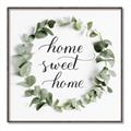 Picture of Home Wreath _GroupedProduct_Square_Canvas_Framed_