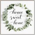 Picture of Home Wreath _GroupedProduct_Square_Canvas_Framed_
