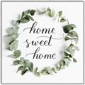 Picture of Home Wreath _GroupedProduct_Square_Canvas_Framed_