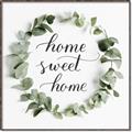 Picture of Home Wreath _GroupedProduct_Square_Canvas_Framed_