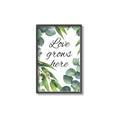Picture of Love Grows Here II _GroupedProduct_Rectangle_Portrait_Canvas_Framed_