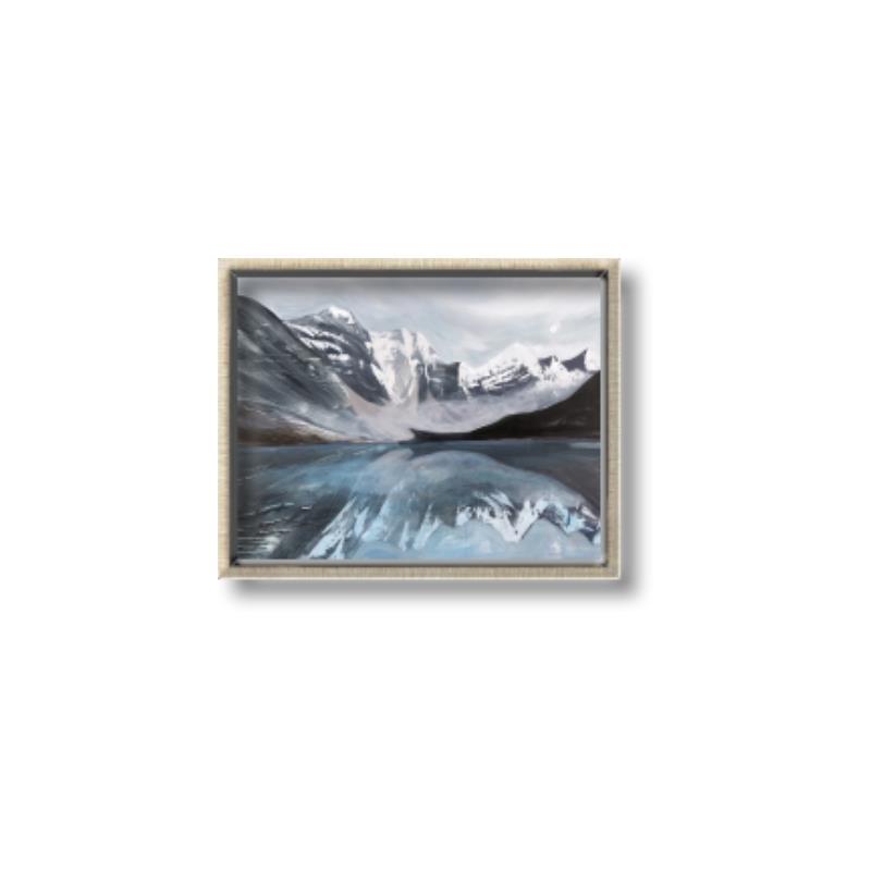 Picture of Snowy mountains _GroupedProduct_Rectangle_Landscape_Canvas_Framed_