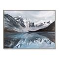 Picture of Snowy mountains _GroupedProduct_Rectangle_Landscape_Canvas_Framed_