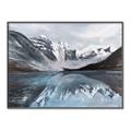 Picture of Snowy mountains _GroupedProduct_Rectangle_Landscape_Canvas_Framed_