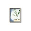 Picture of Green leaves  Pot _GroupedProduct_Rectangle_Portrait_Canvas_Framed_