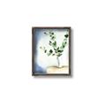 Picture of Green leaves  Pot _GroupedProduct_Rectangle_Portrait_Canvas_Framed_