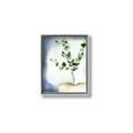 Picture of Green leaves  Pot _GroupedProduct_Rectangle_Portrait_Canvas_Framed_