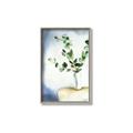 Picture of Green leaves  Pot _GroupedProduct_Rectangle_Portrait_Canvas_Framed_