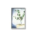 Picture of Green leaves  Pot _GroupedProduct_Rectangle_Portrait_Canvas_Framed_