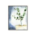 Picture of Green leaves  Pot _GroupedProduct_Rectangle_Portrait_Canvas_Framed_