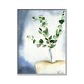 Picture of Green leaves  Pot _GroupedProduct_Rectangle_Portrait_Canvas_Framed_