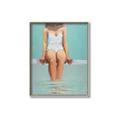 Picture of Pool Day _GroupedProduct_Rectangle_Portrait_Canvas_Framed_