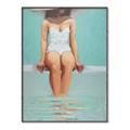 Picture of Pool Day _GroupedProduct_Rectangle_Portrait_Canvas_Framed_