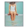 Picture of Pool Day _GroupedProduct_Rectangle_Portrait_Canvas_Framed_
