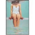 Picture of Pool Day _GroupedProduct_Rectangle_Portrait_Canvas_Framed_
