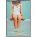 Picture of Pool Day _GroupedProduct_Rectangle_Portrait_Canvas_Framed_
