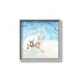Picture of Wading at the Beach _GroupedProduct_Square_Canvas_Framed_