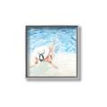 Picture of Wading at the Beach _GroupedProduct_Square_Canvas_Framed_