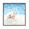 Picture of Wading at the Beach _GroupedProduct_Square_Canvas_Framed_