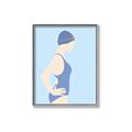 Picture of Swim Competition I  _GroupedProduct_Rectangle_Portrait_Canvas_Framed_