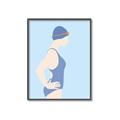 Picture of Swim Competition I  _GroupedProduct_Rectangle_Portrait_Canvas_Framed_