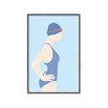 Picture of Swim Competition I  _GroupedProduct_Rectangle_Portrait_Canvas_Framed_