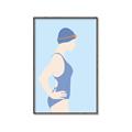 Picture of Swim Competition I  _GroupedProduct_Rectangle_Portrait_Canvas_Framed_