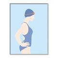 Picture of Swim Competition I  _GroupedProduct_Rectangle_Portrait_Canvas_Framed_