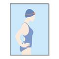 Picture of Swim Competition I  _GroupedProduct_Rectangle_Portrait_Canvas_Framed_