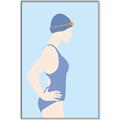 Picture of Swim Competition I  _GroupedProduct_Rectangle_Portrait_Canvas_Framed_