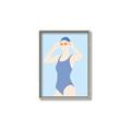 Picture of Swim Competition II  _GroupedProduct_Rectangle_Portrait_Canvas_Framed_