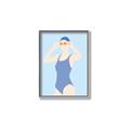 Picture of Swim Competition II  _GroupedProduct_Rectangle_Portrait_Canvas_Framed_