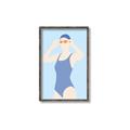 Picture of Swim Competition II  _GroupedProduct_Rectangle_Portrait_Canvas_Framed_