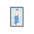 Picture of Swim Competition II  _GroupedProduct_Rectangle_Portrait_Canvas_Framed_