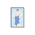 Picture of Swim Competition II  _GroupedProduct_Rectangle_Portrait_Canvas_Framed_