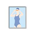 Picture of Swim Competition II  _GroupedProduct_Rectangle_Portrait_Canvas_Framed_