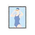 Picture of Swim Competition II  _GroupedProduct_Rectangle_Portrait_Canvas_Framed_