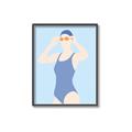 Picture of Swim Competition II  _GroupedProduct_Rectangle_Portrait_Canvas_Framed_
