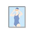 Picture of Swim Competition II  _GroupedProduct_Rectangle_Portrait_Canvas_Framed_