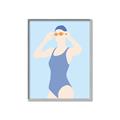 Picture of Swim Competition II  _GroupedProduct_Rectangle_Portrait_Canvas_Framed_