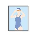Picture of Swim Competition II  _GroupedProduct_Rectangle_Portrait_Canvas_Framed_