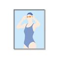 Picture of Swim Competition II  _GroupedProduct_Rectangle_Portrait_Canvas_Framed_