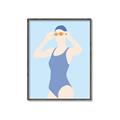 Picture of Swim Competition II  _GroupedProduct_Rectangle_Portrait_Canvas_Framed_