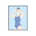 Picture of Swim Competition II  _GroupedProduct_Rectangle_Portrait_Canvas_Framed_