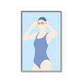 Picture of Swim Competition II  _GroupedProduct_Rectangle_Portrait_Canvas_Framed_