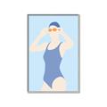 Picture of Swim Competition II  _GroupedProduct_Rectangle_Portrait_Canvas_Framed_