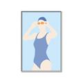 Picture of Swim Competition II  _GroupedProduct_Rectangle_Portrait_Canvas_Framed_