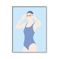 Picture of Swim Competition II  _GroupedProduct_Rectangle_Portrait_Canvas_Framed_