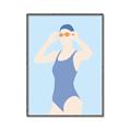 Picture of Swim Competition II  _GroupedProduct_Rectangle_Portrait_Canvas_Framed_