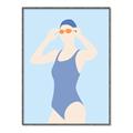 Picture of Swim Competition II  _GroupedProduct_Rectangle_Portrait_Canvas_Framed_